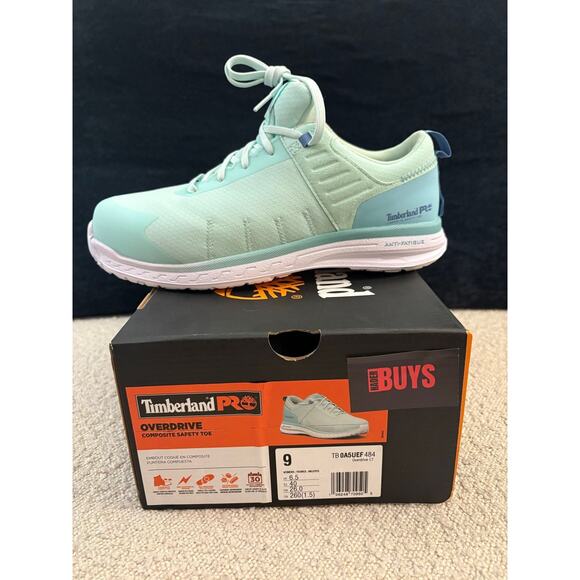 SZ 9 - Woman's Timberland Hard Toe Shoe, NWB - Picture 2 of 2